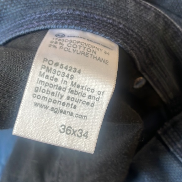 AG Modern Slim Fit Tellis Stretch-Cotton Pants 36x34 - Picture 4 of 6